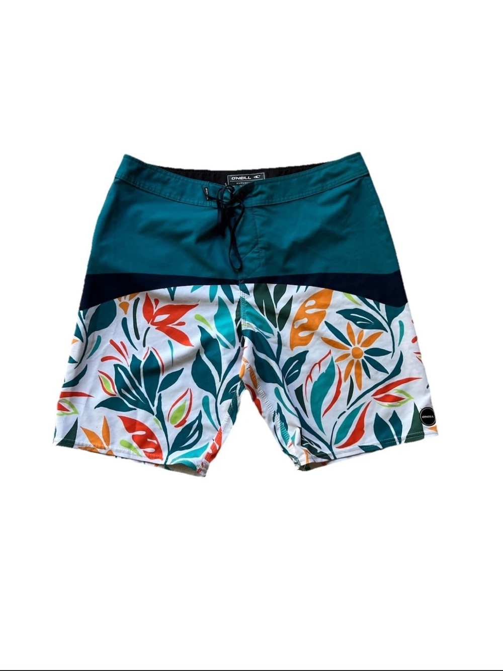 O'neill Hyperfreak Men's Floral Pattern Board Shorts Size 34